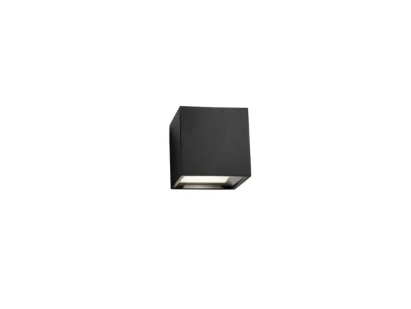 LIGHT-POINT - Applique murale d'extérieur LED Cube XL, noir, Up/Down