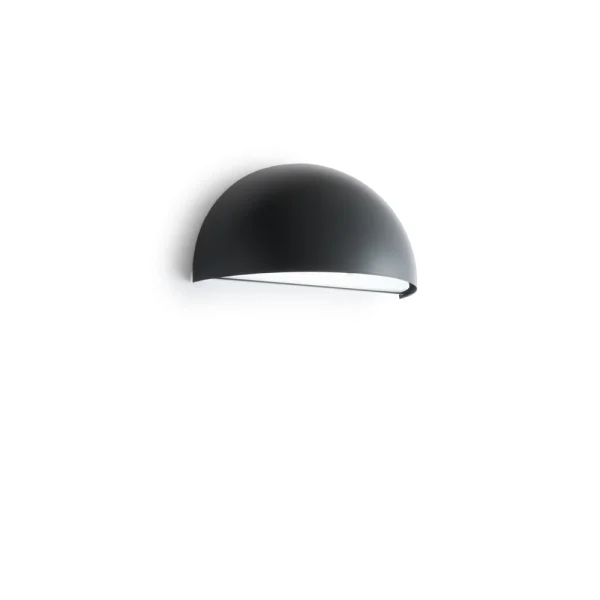 Light-Point Applique Rørhat black, LED