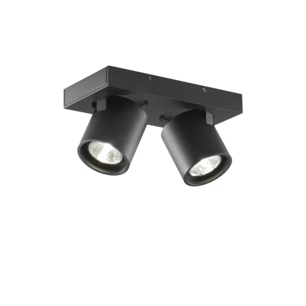 Light-Point Applique/spot Focus 2 black, 2700 kelvins