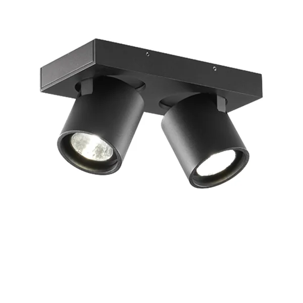 Light-Point Applique/spots Focus Mini 2 black, 2700 kelvins