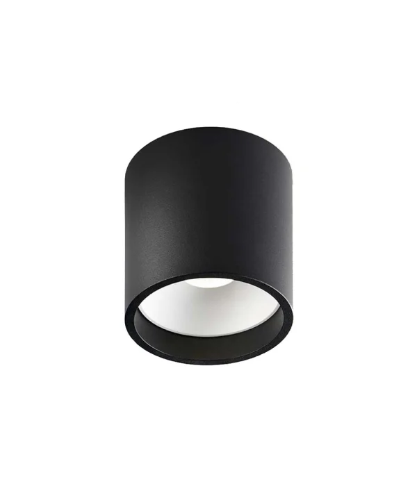 Light Point - Solo 2 Round Plafonnier 10W 3000K Noir/Blanc