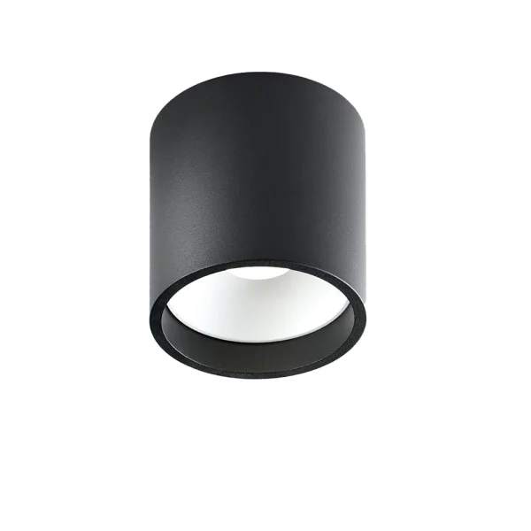 Light-Point Solo Round spotlight black/white, 2700 kelvins