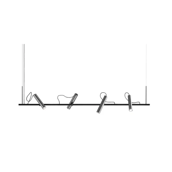 LIGHT-POINT - Suspension Spirit S1500, argent/noir