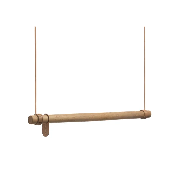 LIND DNA Porte-manteau Swing oak nature, l, corde nature