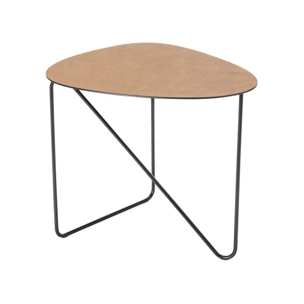 LIND DNA Table basse Curve cuir nature, hippo, l