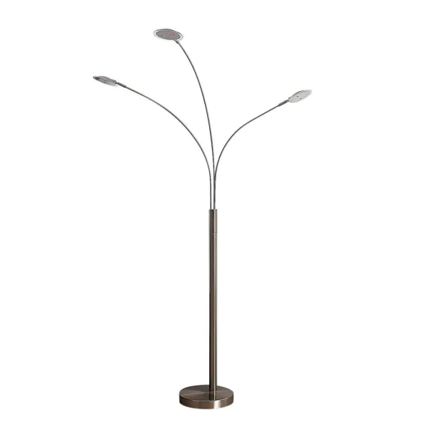 Lindby - Anea 3 Lampadaire Nickel/White