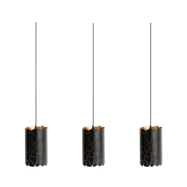 Lindby - Aralena 3 Suspension Noir/Or