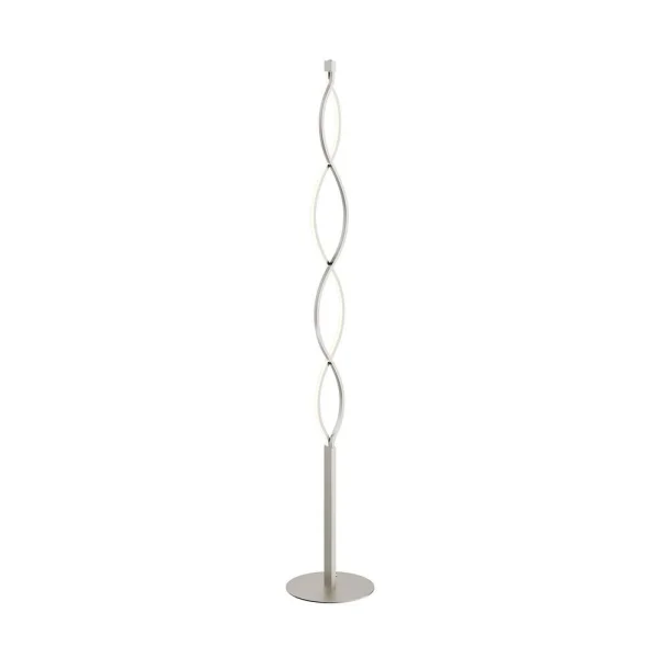 Lindby - Auron Lampadaire Nickel/White