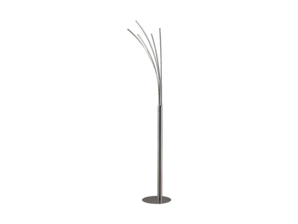 Lindby - Boba LED Lampadaire Nickel