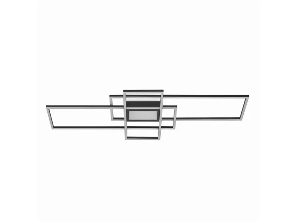 Lindby - Caitlin LED Plafonnier Anthracite