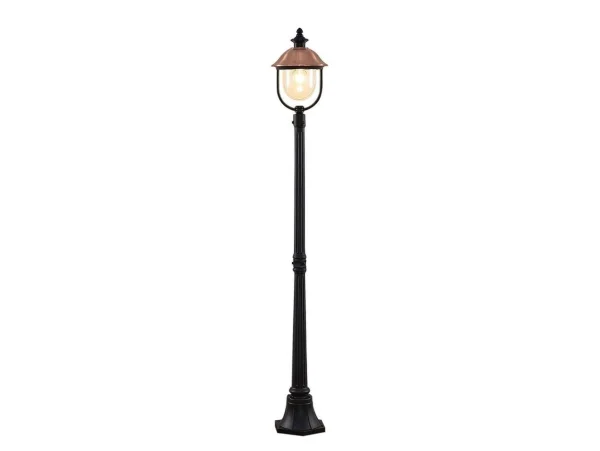 Lindby - Clint Lampadaire de Parc Copper/Black