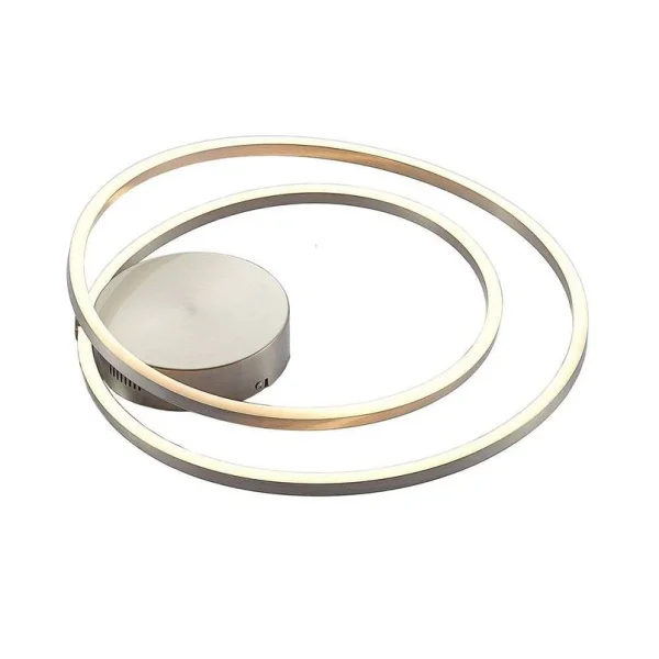 Lindby - Davian LED Plafonnier DIM Nickel