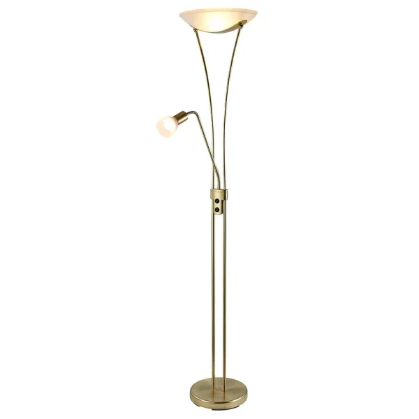 Lindby - Felicia Lampadaire Brass/White