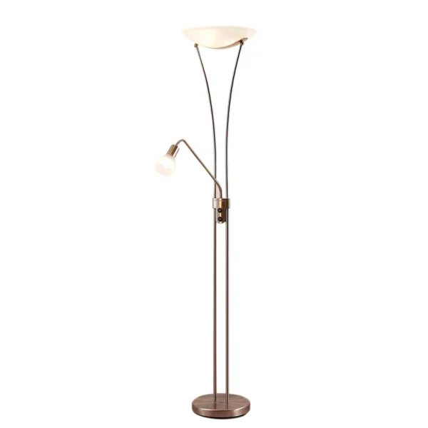 Lindby - Felicia Lampadaire Nickel/White