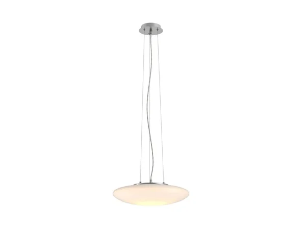 Lindby - Gunda LED Suspension Opal/Nickel