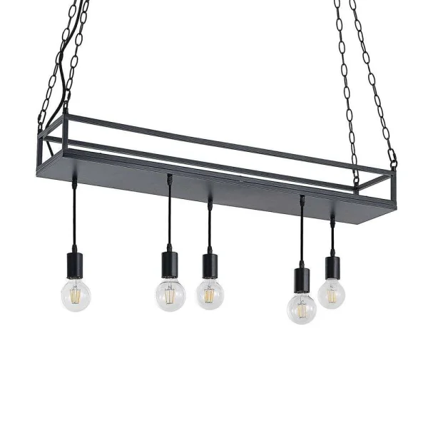 Lindby - Kirista 5 Suspension Black