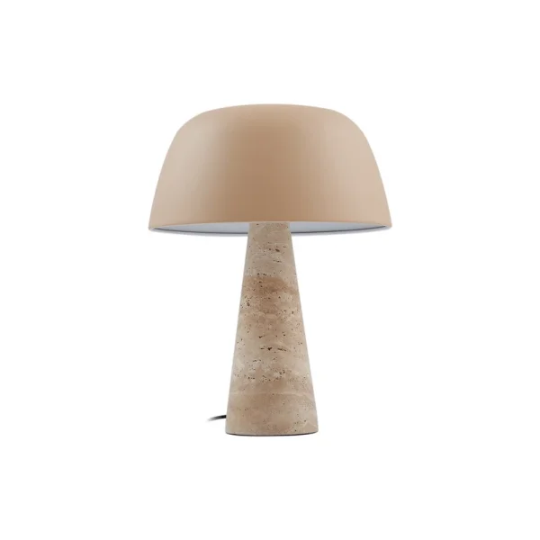 Lindby - lampe à poser Magritt Beige 41 cm Pierre