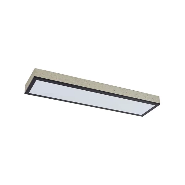 Lindby - Laviona LED Plafonnier 80cm Dim. CCT Noir/Blanc/Beige