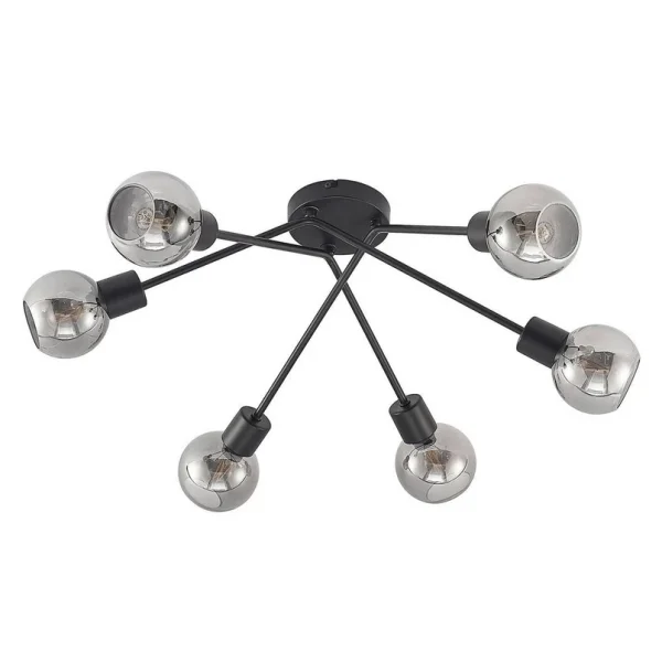 Lindby - Lioma 6 Plafonnier Black