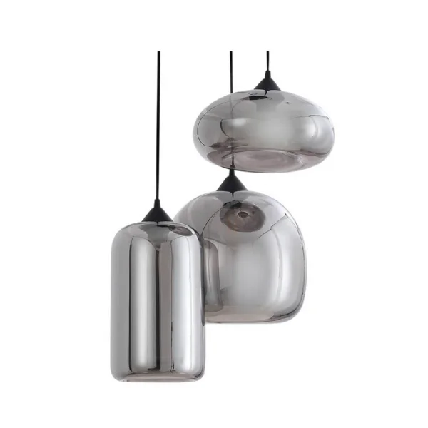 Lindby - Marla 3 Cluster Suspension Fumé Gris
