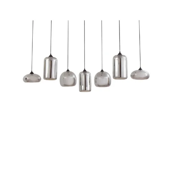 Lindby - Marla 7 Suspension Fumé Gris