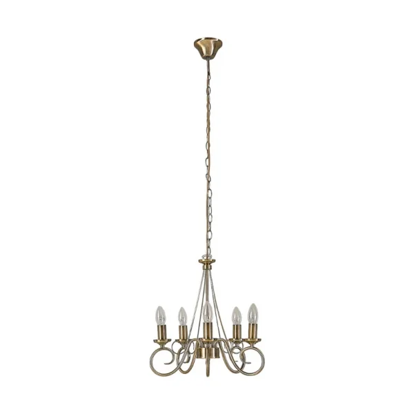 Lindby - Marnia 5 Lustre Laiton