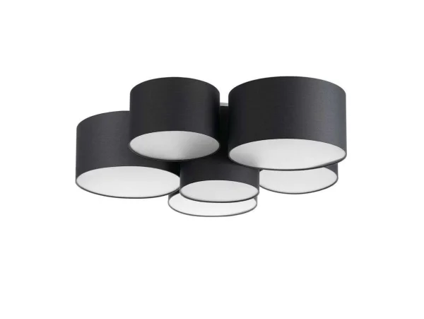 Lindby - Maureka 6 Plafonnier Dark Grey