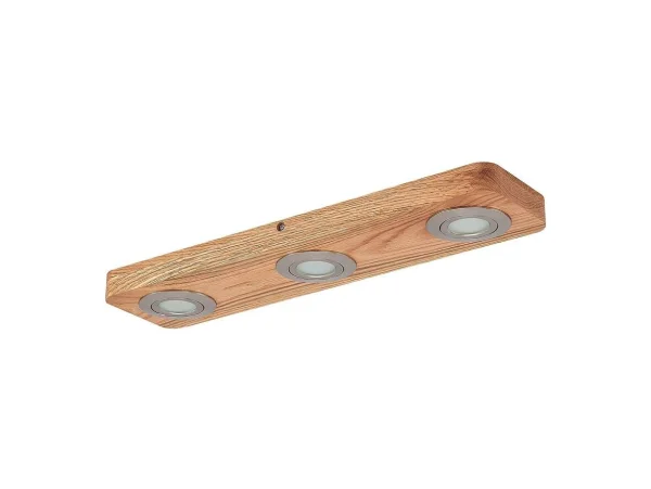 Lindby - Mikari 3 LED Plafonnier Wood