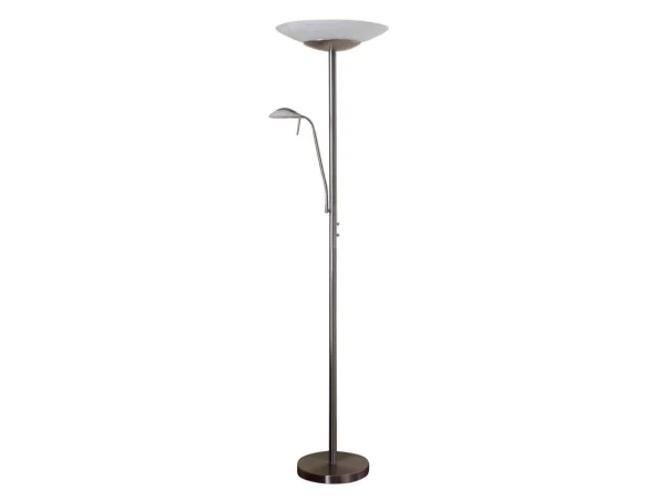 Lindby - Ragna LED Lampadaire Nickel