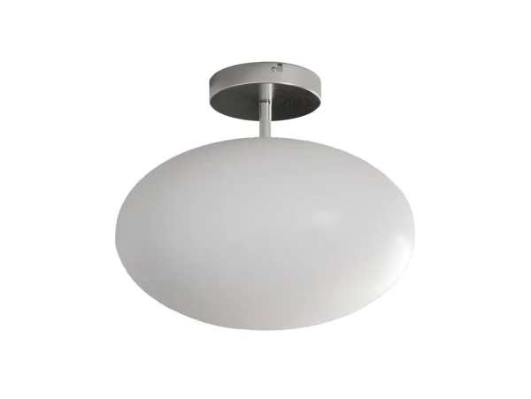 Lindby - Sonika Plafonnier Satin Nickel/Opal White