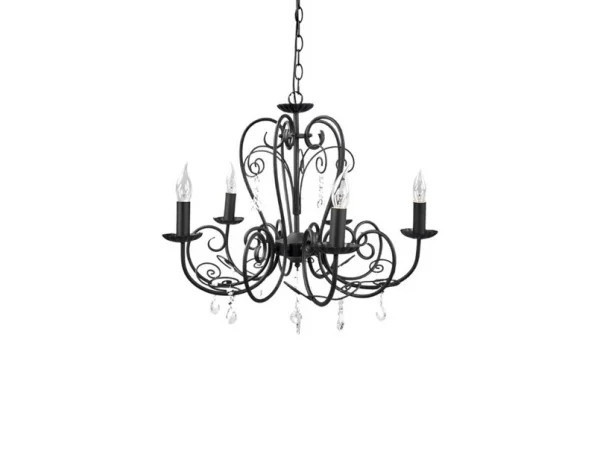 Lindby - Sophina Lustre Black/Clear