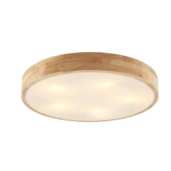 Lindby - Tanju Plafonnier Ø60 Wood/White