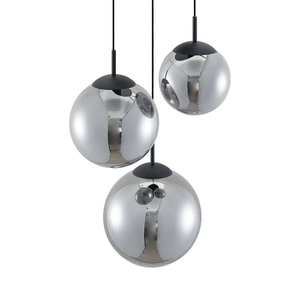 Lindby - Teeja 3 Cluster Suspension Smoke