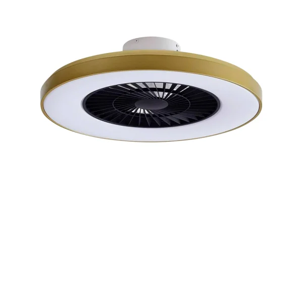 Lindby - Teleo LED Ventilateur de plafond Laiton