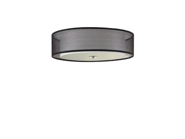 Lindby - Tobia Plafonnier Black/White/Chrome