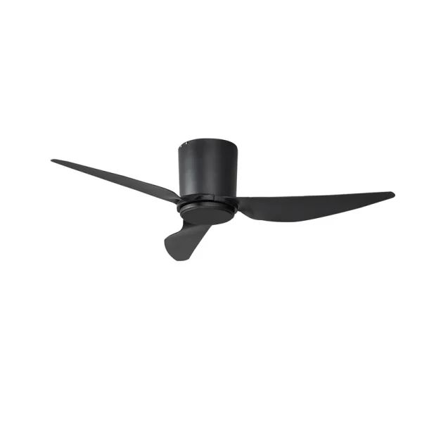 Lindby - Ventilateur de plafond Aulo Ø 123 cm noir silencieux DC