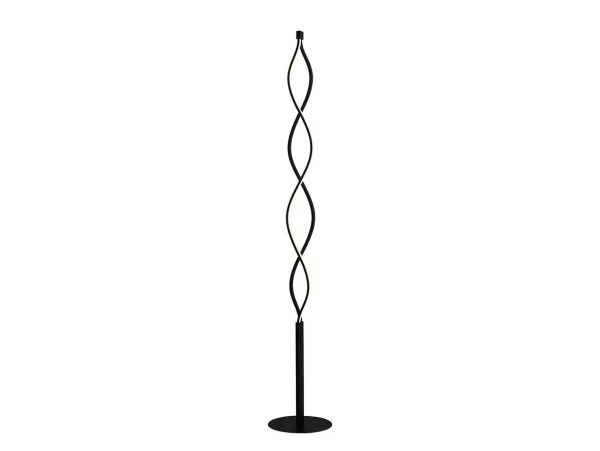 Lindby - Welina LED Lampadaire Matt Black