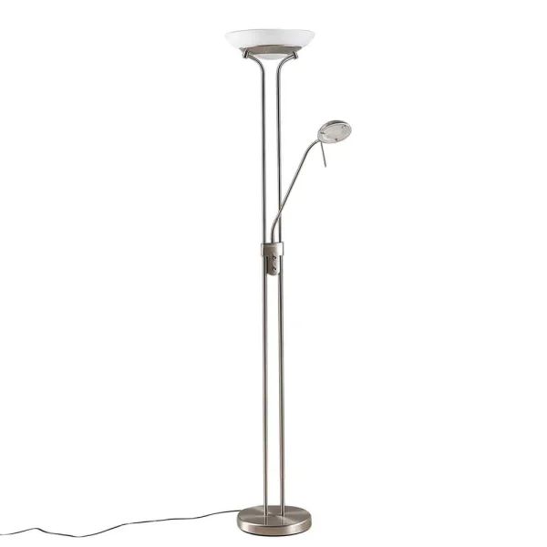 Lindby - Yveta Lampadaire Nickel/White