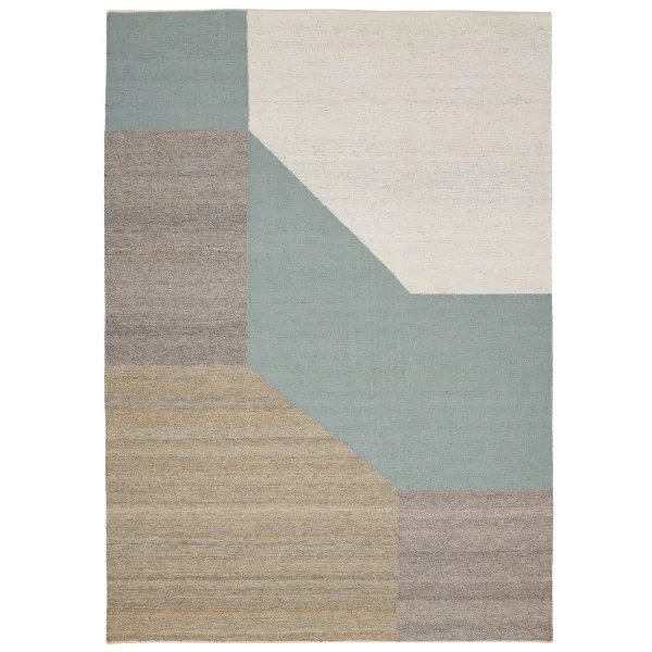 Linie Design Tapis Blocchi 140x200cm Aqua