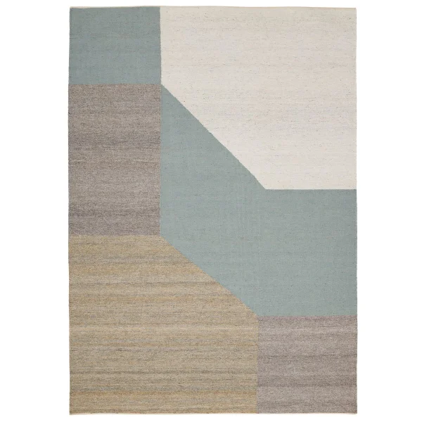 Linie Design Tapis Blocchi 170x240cm Aqua