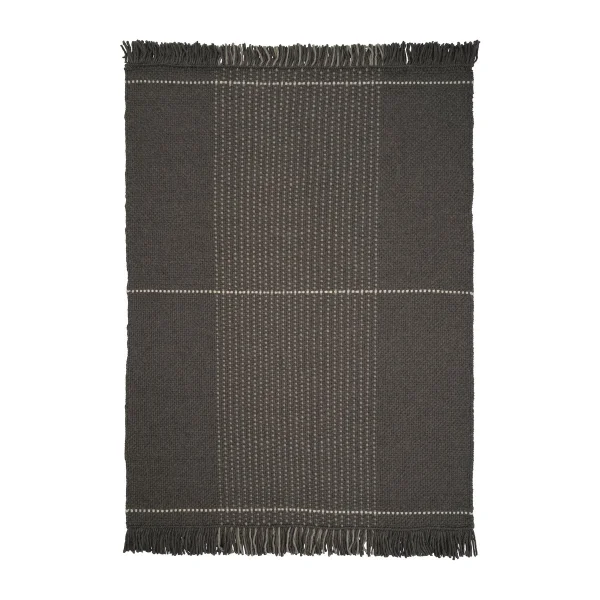 Linie Design Tapis en laine Awakened Mind 140x200 cm Charcoal