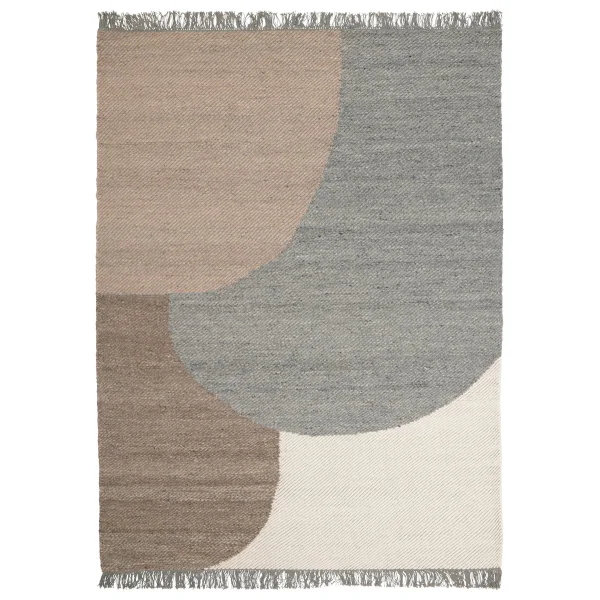 Linie Design Tapis en laine Eik 170x240 cm Grey