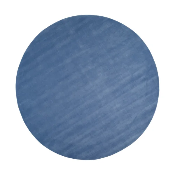 Linie Design Tapis en laine Halo Cloud rond Blue, Ø300 cm