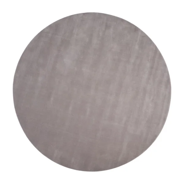Linie Design Tapis en laine Halo Cloud rond Light grey, Ø250 cm