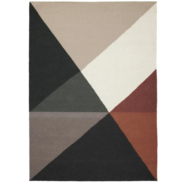 Linie Design Tapis en laine Metri 140x200cm Rust