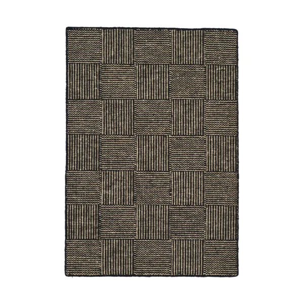 Linie Design Tapis Linje Design Chess Black, 200x300 cm