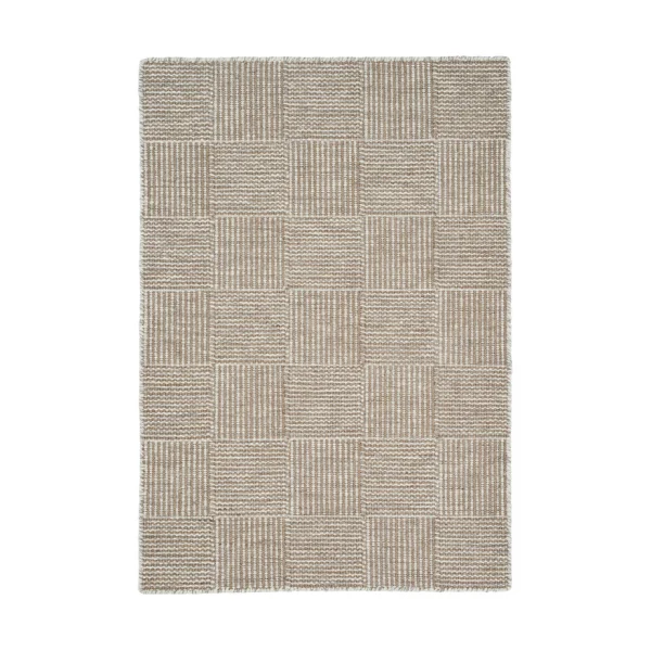 Linie Design Tapis Linje Design Chess Light grey, 170x240 cm