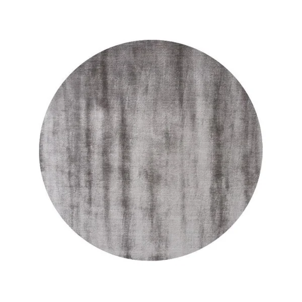 Linie Design Tapis Lucens rond grey