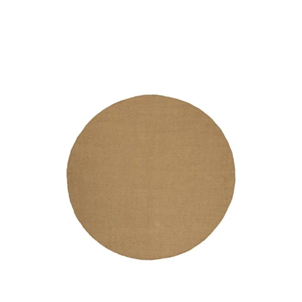 Linie Design Tapis Oksa rond Mustard, 170 cm