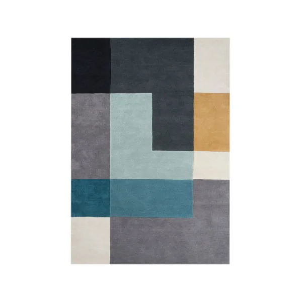 Linie Design Tapis Ometri aqua, 200x300 cm, aqua, 200x300 cm